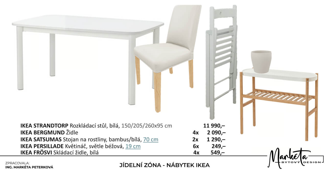 Výběr rozkládacího jídelního stolu židlí stojanů na rostliny a květináčů IKEA